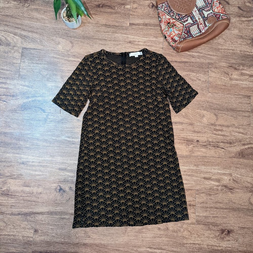 Art Deco Printed Dress